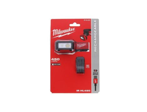 Latarka czołówka USB z magnesem IRHL450 450lm IP54 4933478587