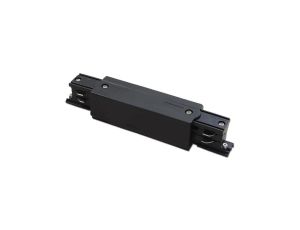 Łącznik Prosty do Listw Szynowych Trójfazowych Czarny