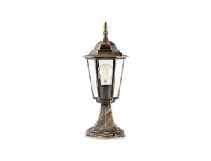 Lampa Ogrodowa Stojąca LIGURIA-LT 1xE27 Niska 42cm Patyna - GOLDLUX
