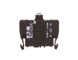 Oprawka z LED czerwona 12-30V AC/DC zacisk sprężynowy M22-CLEDC-R 216573