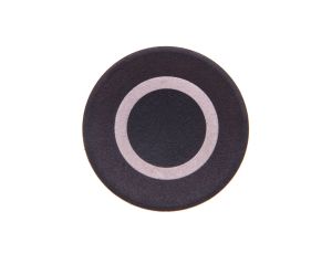 Wkładka przycisku 22mm płaska czarna z opisem O M22-XD-S-X0 218154
