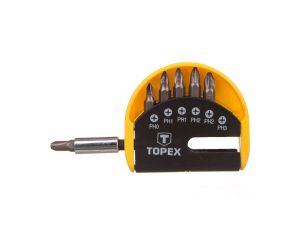 Końcówki wkrętakowe z uchwytem (zestaw 7 szt.) 39D350