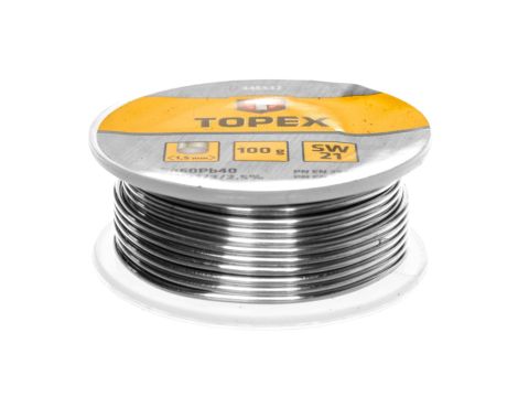 Lut cynowy 60 Sn drut 1,5mm 100g 44E532