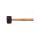 Młotek gumowy 450g śr. 58mm trzonek drewniany 02A344