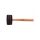 Młotek gumowy 680g śr. 63mm trzonek drewniany 02A345