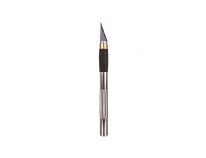 Nóż modelarski 155 mm 3 ostrza metalowy uchwyt 17B703