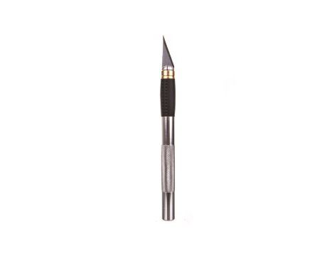 Nóż modelarski 155 mm 3 ostrza metalowy uchwyt 17B703