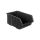 Pojemnik magazynowy plastikowy 36x22,5x16,5cm czarny 79R184