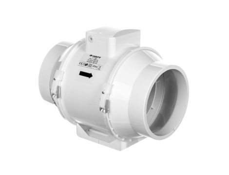 Wentylator kanałowy fi 160 230V 552m3/h 60W o przepływie mieszanym 160mm TT160