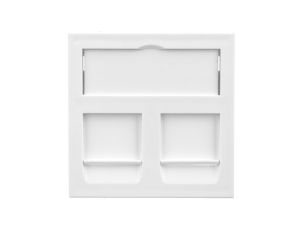 Adapter M45 dla 2xRJ45 biały DTG-2RM RW1 6119292