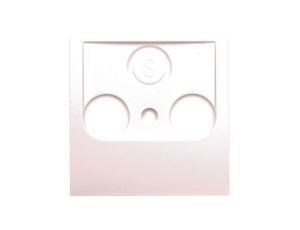 Berker B1/B3/B7 Płytka centralna do gniazda antenowego 2- i 3-wyjściowego biała 12031909