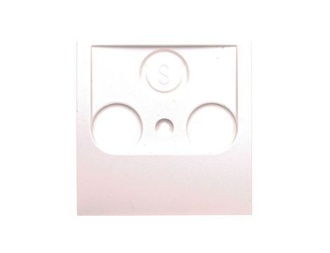 Berker B1/B3/B7 Płytka centralna do gniazda antenowego 2- i 3-wyjściowego biała 12031909