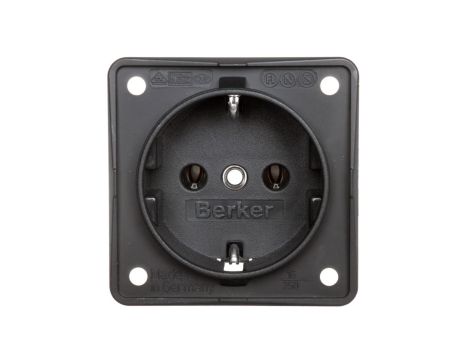 Berker Integro Gniazdo SCHUKO antracyt, mat 941852505