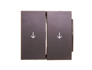 Berker B1/B5/B7 GLAS Klawisz do łącznika żaluzjowego z symbolem strzałka podwójny antracytowy 16251606