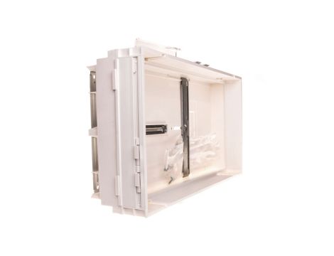 Płyta pola licznika 250x450mm z zamontowanymi krzyżakami biała U96N