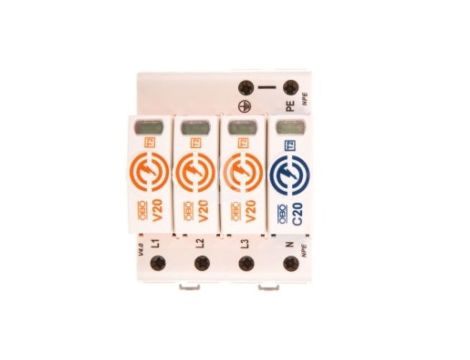 Ogranicznik przepięć Typ T2 3P+N 40kA 280V V20-3+NPE-280 5095253