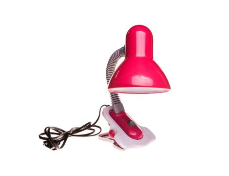 Lampka biurkowa max 10W LED E27 IP20 II klasa SUZI HR-60-PK różowy 07153