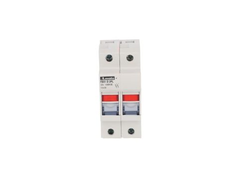 Podstawa bezpiecznikowa do aplikacji fotowoltaicznych z sygnalizacją PV 2P 32A 1000V 10x38mm FB01D2PL
