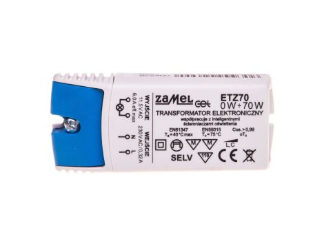Transformator elektroniczny 230/11,5V 0-70W ETZ70 LDX10000043