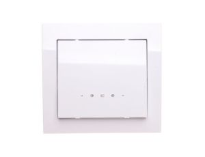 KIER Łącznik pojedynczy z podświetleniem biały ŁP-1WS/00