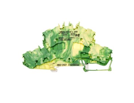 Złączka szynowa 2-pietrowa 2,5mm2 żółto-zielona 2002-2407 TOPJOBS