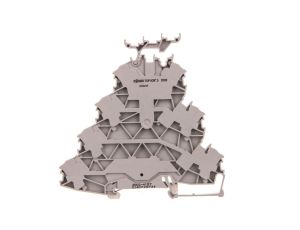 Złączka 4-piętrowa 2,5mm2 L/L/L/PE szara 2002-4157 TOPJOBS