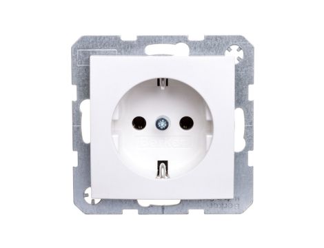 B.Kwadrat/S.1/B.3/B.7 Gniazdo pojedyncze z/u SCHUKO biały 47431909