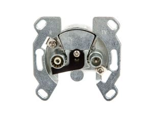 Berker Q.1 Gniazdo antenowe podwójne końcowe RTV mechanizm 53455011