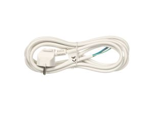 Przewód przyłączeniowy H05VV-F 3x1 3m biały S14313