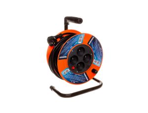 Przedłużacz bębnowy 4-gniazda z/u 15m H05VV-F 3x1 P194151