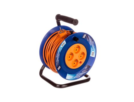 Przedłużacz bębnowy 4-gniazda z/u 30m H05VV-F 3x1 P19430