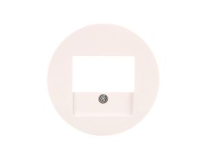 Berker R.1/R.3 Element centralny do gniazda TAE i głośnikowego biały 10382089