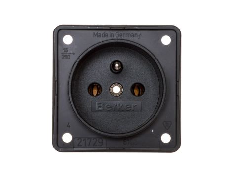 Integro Flow Gniazdo pojedyncze z/u 16A 250V antracyt 961852505