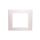 Berker B.3/B.7 Glas Ramka pojedyncza aluminium/śnieżnobiała 10113904