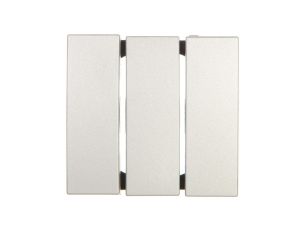 Berker B.7 Glas Klawisz potrójny do łącznika aluminium 16651404