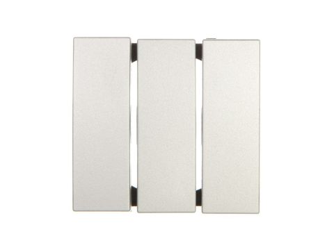 Berker B.7 Glas Klawisz potrójny do łącznika aluminium 16651404