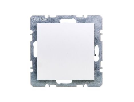 Berker B.Kwadrat Zaślepka z elementem centralnym śnieżnobiała 6710091909