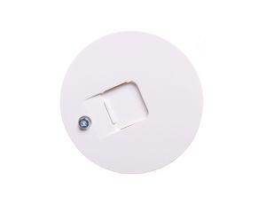 Berker R.1/R.3 Element centralny z zasuwą chroniącą przed kurzem biała 11702089