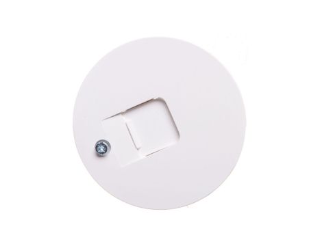 Berker R.1/R.3 Element centralny z zasuwą chroniącą przed kurzem biała 11702089