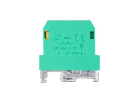 Złączka gwintowa ochronna PE 1-16mm2 zielono-żółta ZUO-16/35 A11-5E3Z