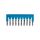 Mostek wtykany 10-biegunowy 24A 5,2mm niebieski FBS 10-5 BU 3036916
