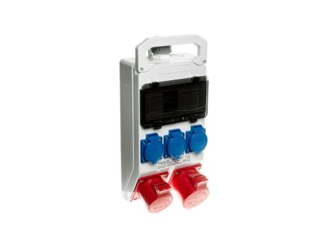 Rozdzielnica 8-modułów 32A/400V 5P 16A/400V 5P 3x16A/250V 321