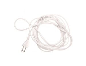 Przewód przyłączeniowy bez wyłącznika 400cm biały SP-400/2X0,75/-BIA PRW1000324