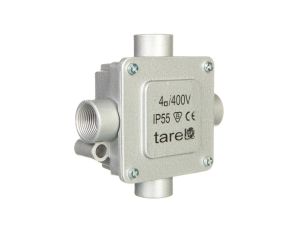 Puszka odgałęźna metalowa 5-torowa 4mm2 4 wejścia P16 IP55 021