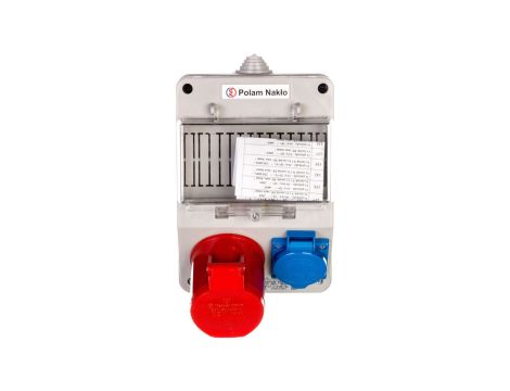 Zestaw zasilający 32A/400V 4P + 10/16A 250V + płytka odgałęźna 5x6mm2 6165-130