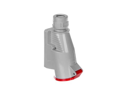 Gniazdo izolacyjne stałe 5P 32A 250/400V czerwone IP44 2642-126
