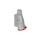 Gniazdo izolacyjne stałe 5P 32A 250/400V czerwone IP44 2642-126
