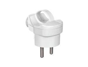 Wtyczka kątowa rozbieralna z uchwytem z/u 16A 2P AWA-5 biała 51.46