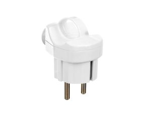 Wtyczka kątowa rozbieralna z uchwytem z/u unischuko 16A 2P AWA-WS biała 51.50