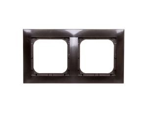 IMPRESJA Ramka podwójna antracyt R-2Y/50
